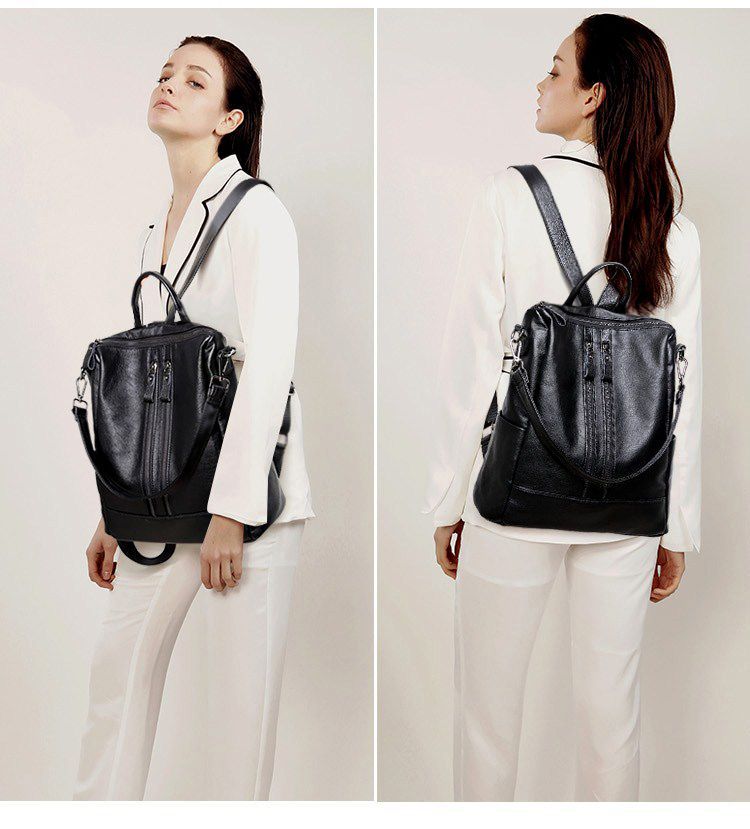 กระเป๋าเป้สะพายหลังหนังนิ่มสำห - Mini Backpack Purse บทวิจารณ์และราคา